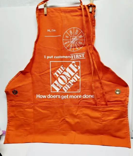 The Home Depot Employee Apron Size S/M NEW Egg Apron