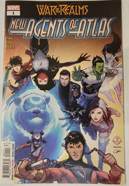 War of the Realms New Agents of Atlas #1 2019 Key 1st Luna Snow, Aero + More!
