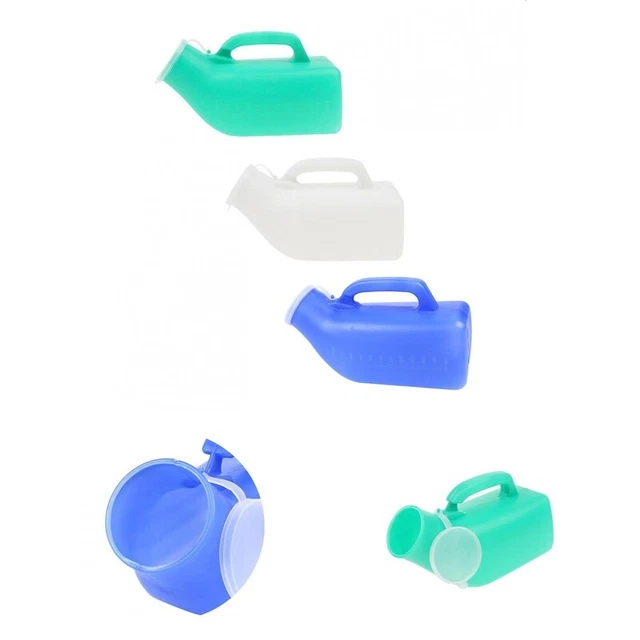 1000 ml embudo urinario masculino cómodo diseño ergonómico para hombres macho plástico