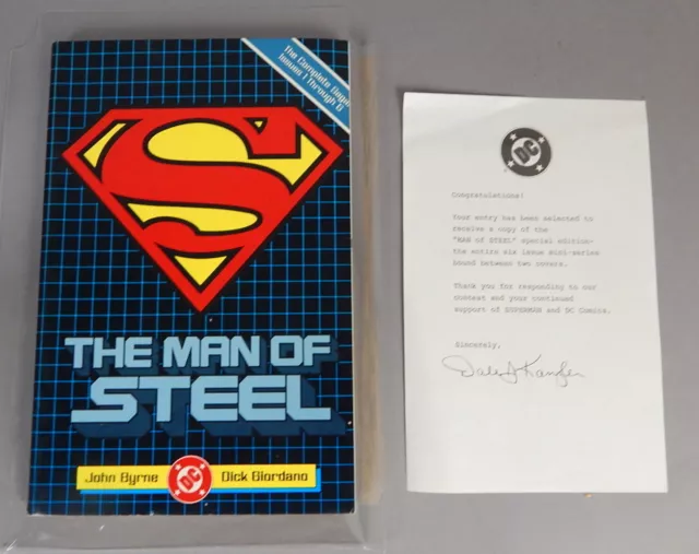 The Man of Steel Superman Complete Saga 1-6 DC Comics Graphic Novel 1987 Raffle