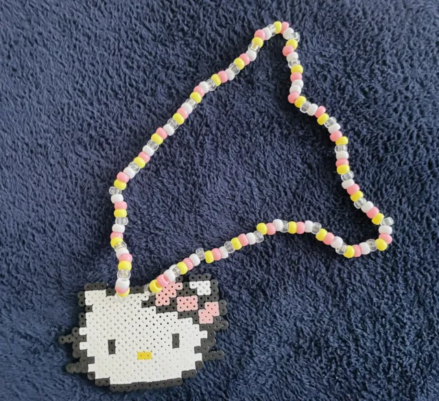 Deadmau5 Kandi Necklace | How I made deadmau5 perler kandi necklace -  YouTube