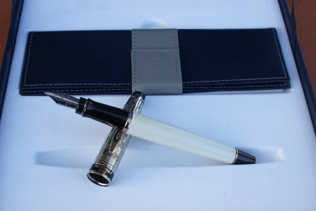 Stylo Plume Waterman Jif Jiffie Blanc/Noir As De Pique - Neuf Sans Emballage