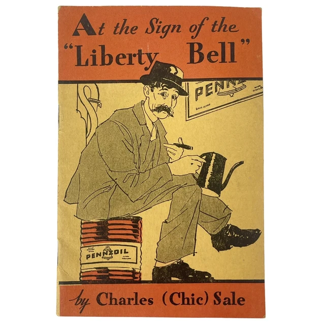 1930 PENNZOIL Radio Giveaway Booklet by CHARLES CHIC SALE Sign Of Liberty Bell