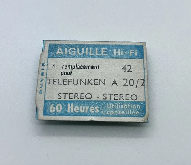Aiguille Diamant 6824 Zafira Telefunken A23/1 – Universelle Pour Platine Vinyle