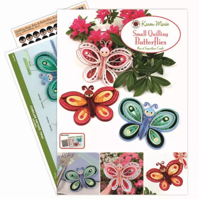 Karen Marie Klip: Small Quilling Butterflies Anleitung