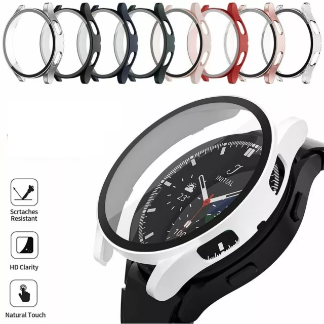 For Samsung Galaxy Watch 5/6 Case Screen Protector Full Protective Cover