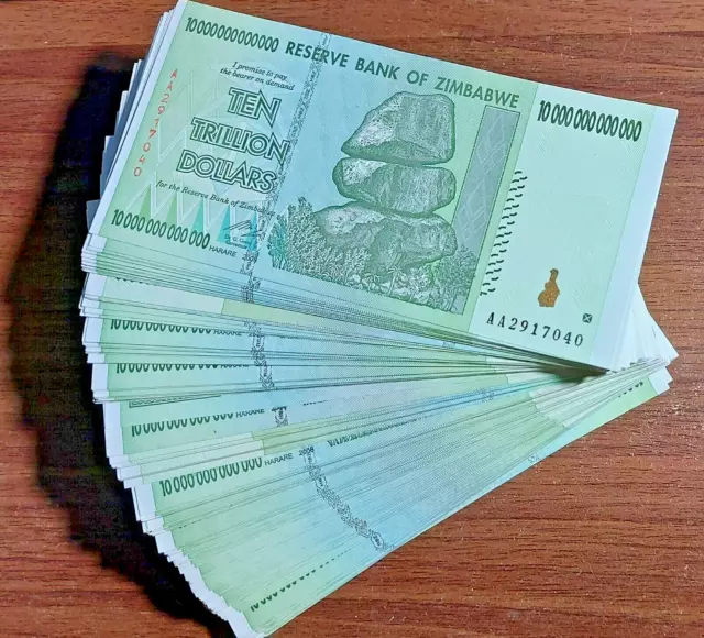 Zimbabwe, 10,000,000,000,000 (10 Trillion Dollars) 2008, P-88, UNC, 1pcs