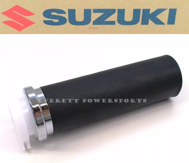 New Suzuki Right Throttle Tube & Grip Many 91~16 Cruiser Models (See Notes) P173