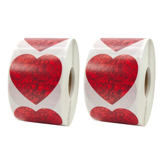 2 rolllove shape sticker en Herz Aufkleber Valentins s Tag Aufkleber Abdichtung