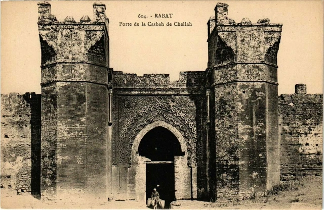 CPA AK MAROC RABAT - Porte de la Casbah des Chellah (280757)