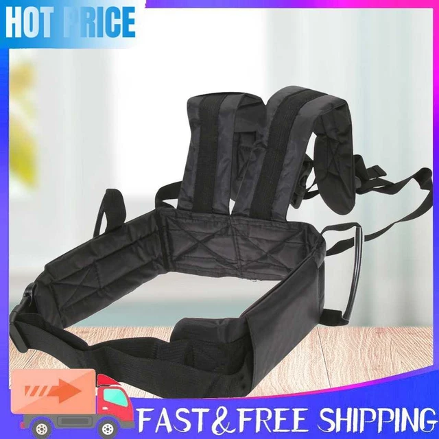 Motorcycle Safety Harness Adjustable Fall Protection Black for Child Kid