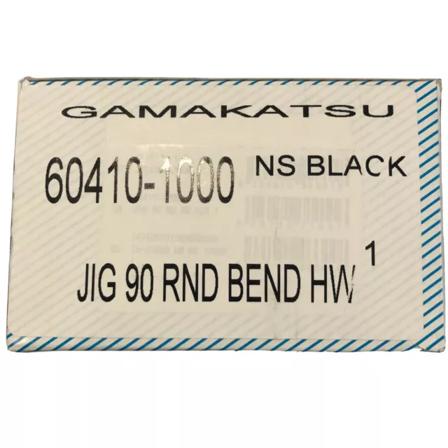 25 PACK GAMAKATSU 60418-25 NS Black 90 Degree Heavy Wire Jig Hooks Size 8/0  $15.99 - PicClick