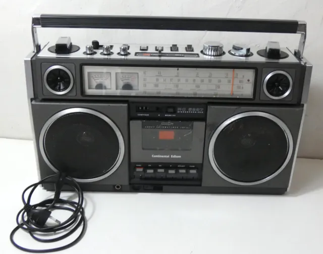 Continental Edison RC 5997  Ghetto Blaster Boombox  Radio Cassette 80's