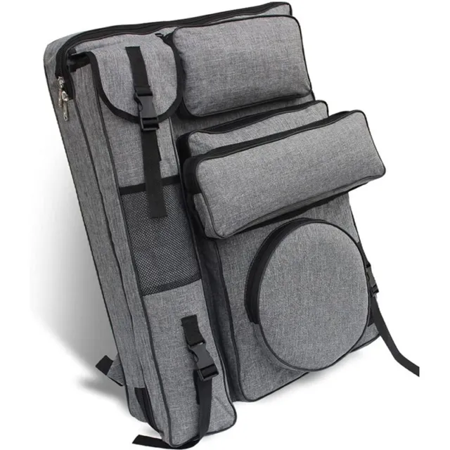 Art Portfolio Case,4K Canvas Artist Backpack Art Carrying Bag Tote for Draw B2P6