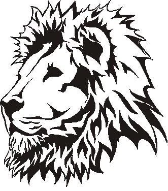 LION HEAD KING Of The Jungle Car Decal Sticker $3.94 - PicClick AU
