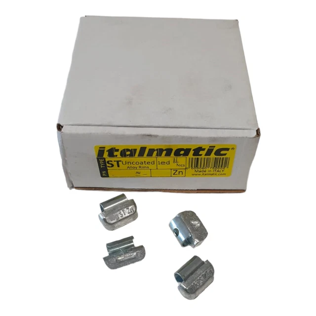 Pesi Adesivi Per Equilibratura Cerchi In Lega Auto Contrappesi NERI PZ - Foto 6