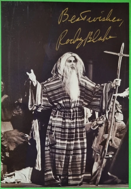 Rockwell Blake - Tenore - Lirica - Autografo - Original Autograph  - (A3)