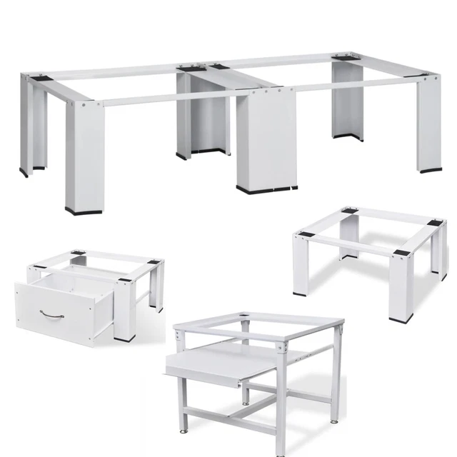 WASHING MACHINE STAND Laundry Pedestal Washer Dryer Pedestal w/ Shelf