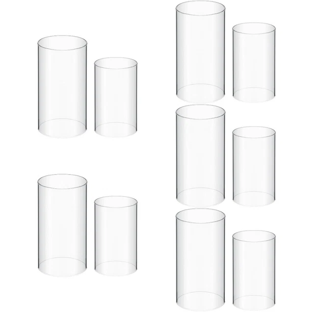 10 Pcs Clear  Candle Cover Candle Protective Shade for Home Daily Room