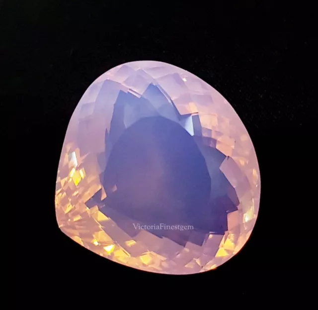 70 .50 Carat Rose Quartz Coeur Forme Pendentif Taille Pierre Précieuse En Vrac