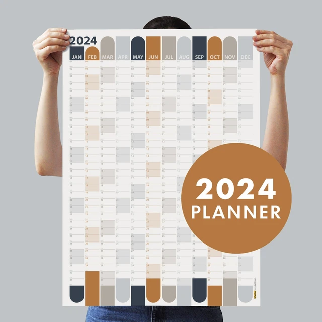 2024 WALL PLANNER Wall Calendar 2024 Year Planner Annual Plan