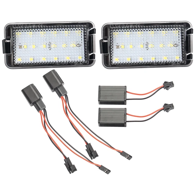 Illuminazione targa LED luci omologazione elettrica per Seat Altea Ibiza Leon Toledo