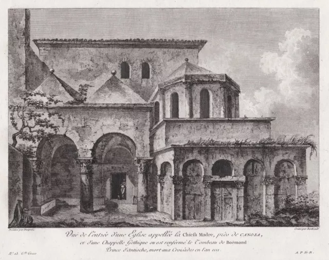 Canosa Di Puglia Chiesa Church Barletta-Andria-Trani Acquaforte Saint Non 1780