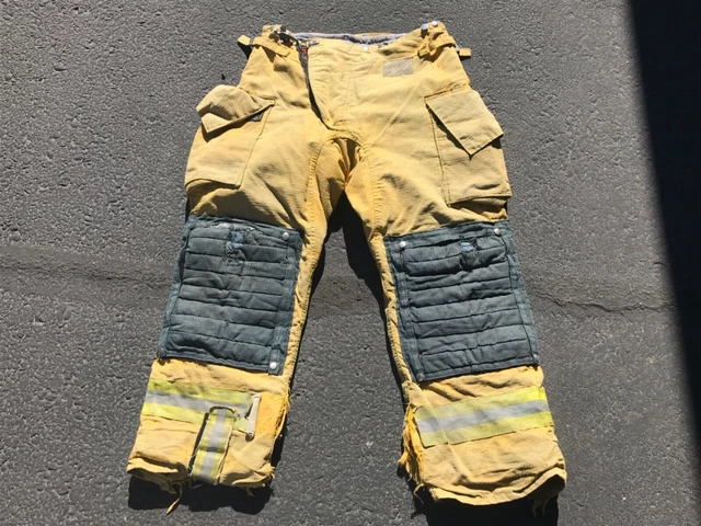 Morning Pride FireFighter Bunker TurnOut Gear Pants W/ Liner 42 x 28 #17