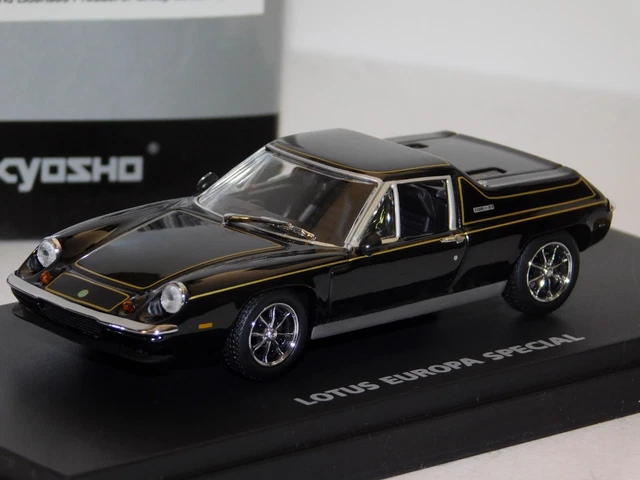 LOTUS EUROPA SPECIAL BLACK NOIR 1/18 KYOSHO 08151K