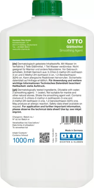 Otto - Produit de Lissage 1 L Pour Silicone Ms-Hybrid-Polymer-Dichtstoffen