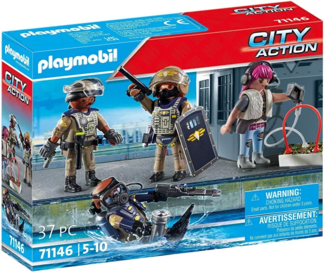 Playmobil 71194 City Action Fire Truck, fire Toy with Water pump, Fun  Imaginative Role-Play, Playset Suitable for Children Ages 4+