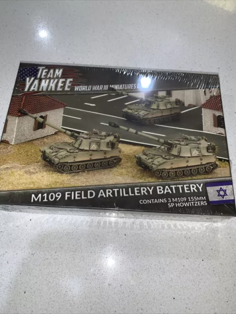 Team Yankee: WWIII: Isreali M109 Artillery Battery.TIBX04. Resin/metal Models