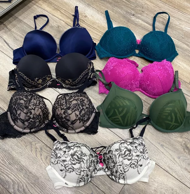 La Senza Beyond Sexy Bras Lot of 7 EUC size 34/B