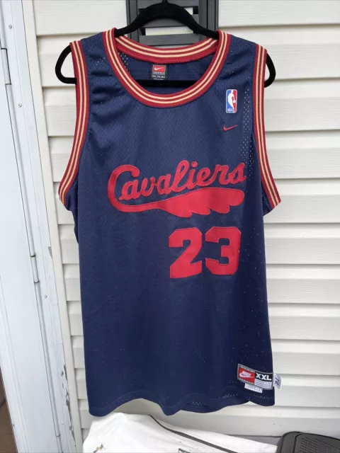 VTG LeBron James #23 Cleveland Cavaliers Nike Team NBA Jersey Youth small  B36