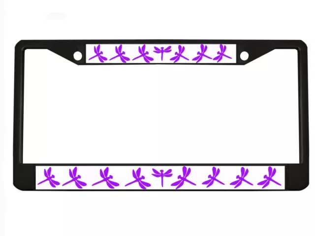 Dragon Butterfly Design Car License Plate Frame Auto Tag Holder