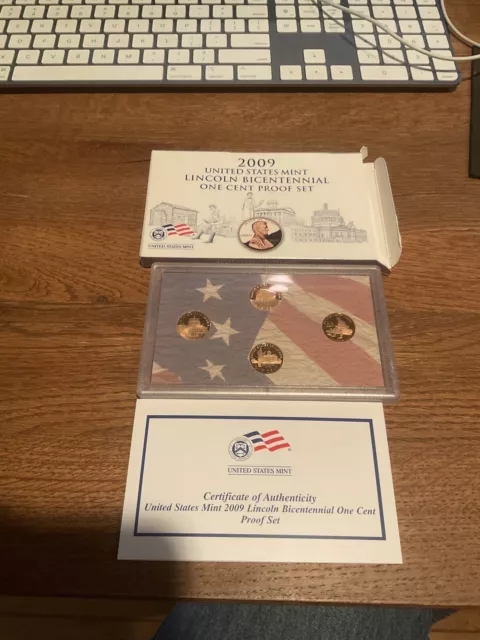 2009-S Lincoln Bicentennial One Cent Proof Set US Mint Issued