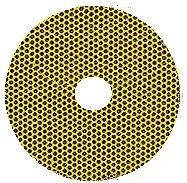 3M ZD4Q400 4" 400X Grit QRS Mount Flexible Diamond Disc