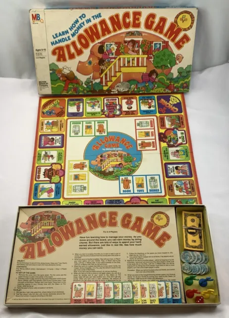 1979 Allowance Game by Milton Bradley Complete in Very Good Cond FREE SHIPPING