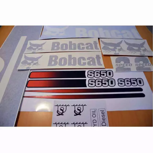 ANY MODEL S630 S650 S740 S750 S770 S850 A770 Bobcat Decals Stickers Skid Steer