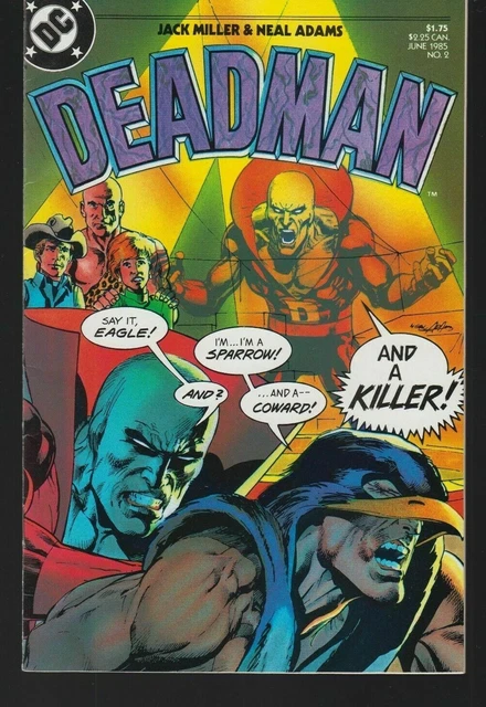 Deadman #2 1985 Dc Miller/Neal Adams Fn+ ''What Makes A Corpse Cry''