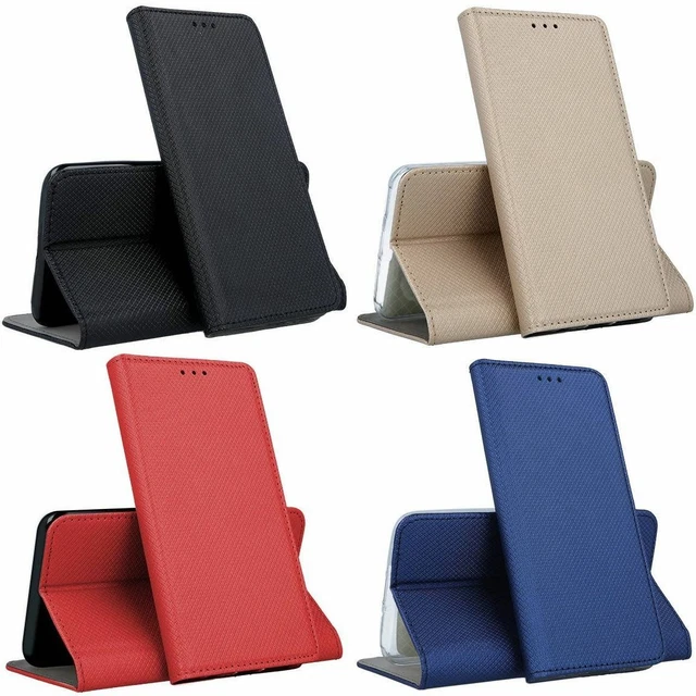 Housse etui coque portefeuille pour Motorola Moto E20 / E30 / E40 + verre trempe