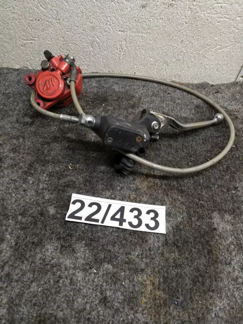 Installation Freinage Avant Tuyau Pinces Pompant Ajp Peugeot Speed Fight 50