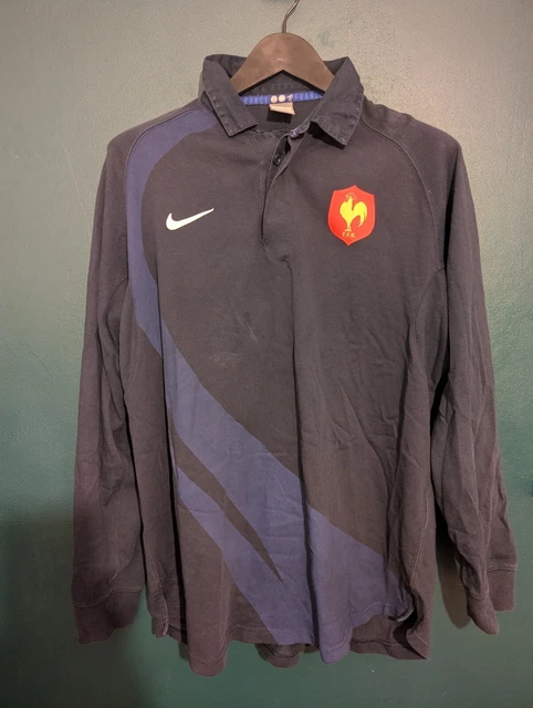 Maillot Rugby Vintage Centenaire XV De France Taille L - Rare Et Neuf
