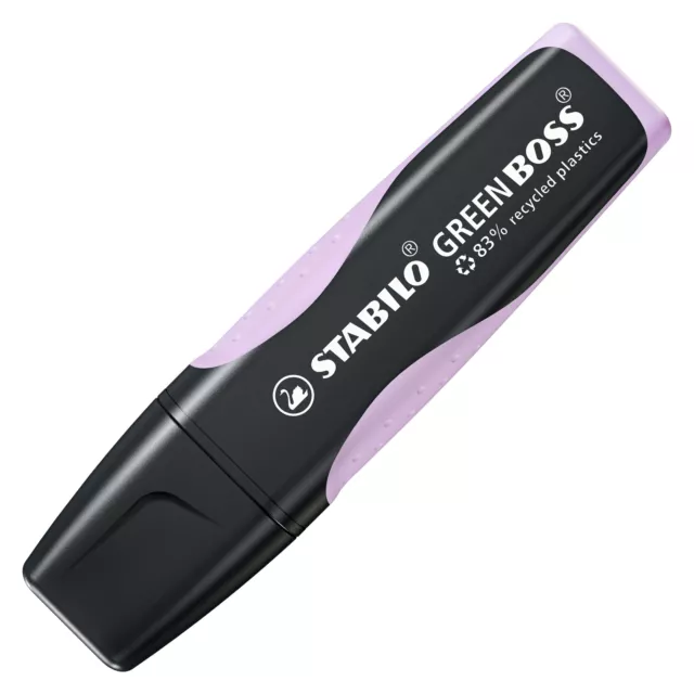 Umweltfreundlicher Textmarker - STABILO GREEN BOSS Pastel - Einzelstift - S ...