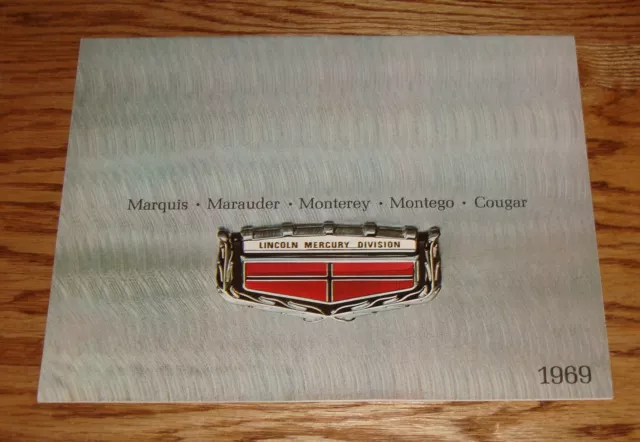 Original 1969 Mercury Full Line Sales Brochure 69 Cougar Marquis Montego