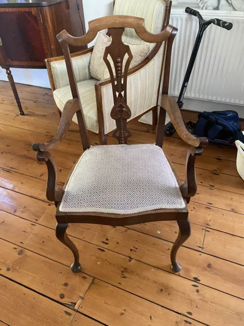 Chairs Antique  Queen Ann