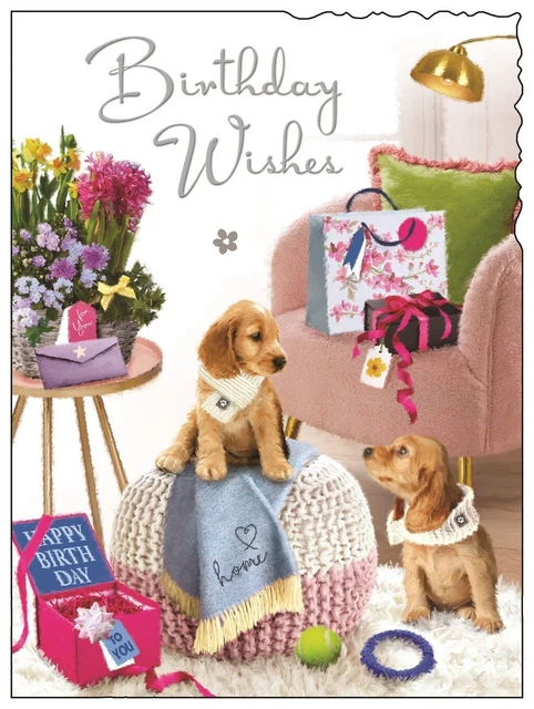 Biglietto Grande 157x235 Velvet Jonny Javelin Friend V569 - Biglietto Di Auguri Per 50° Compleanno, Motivo: Fiori, Cocktail E Regali Biglietto Auguri Champagne E Torta