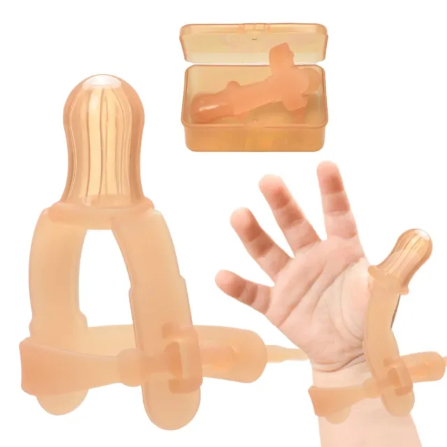 Parada de succión de pulgar para niños - bebé de 0-3 años - protector de pulgar ajustable para
