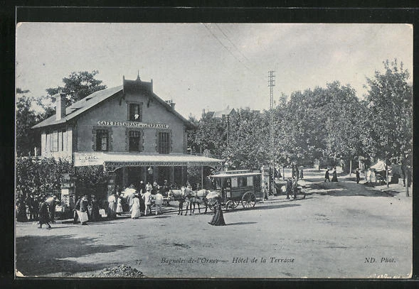 CPA Bagnoles-de-l´Orne, Hôtel de la Terrasse