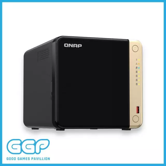 QNAP TS-464-8G 4 Bay NAS Celeron Quad Core 2.5GbE With 8GB RAM